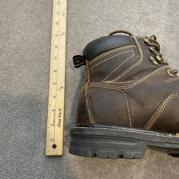 Wolverine Work Boots Mens Size 10.5 Brown Leather Slip Oil Resistant W08688 - Picture 12 of 12